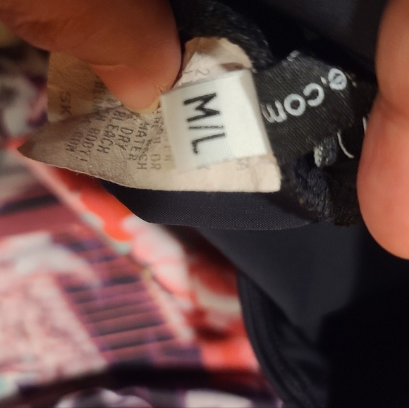 Onzie Full-length Floral Color Block Leggings Size M/L - Picture 6 of 7